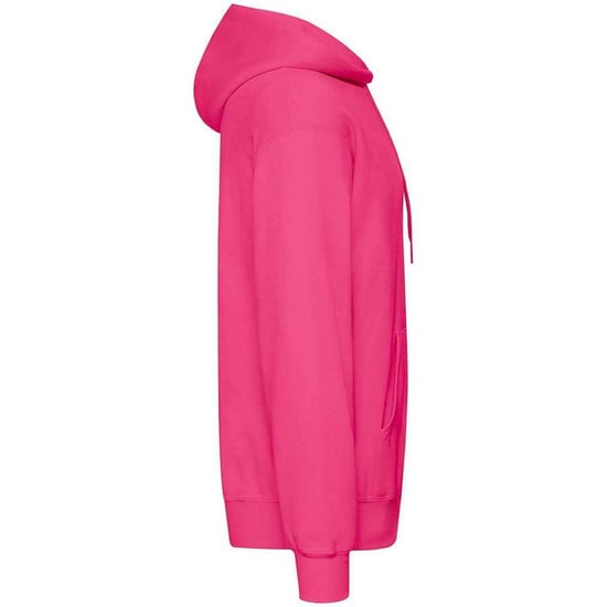 Fruit of the Loom Volwassenen Unisex klassiek sweatshirt met capuchon (Fuchsia) - Image 3