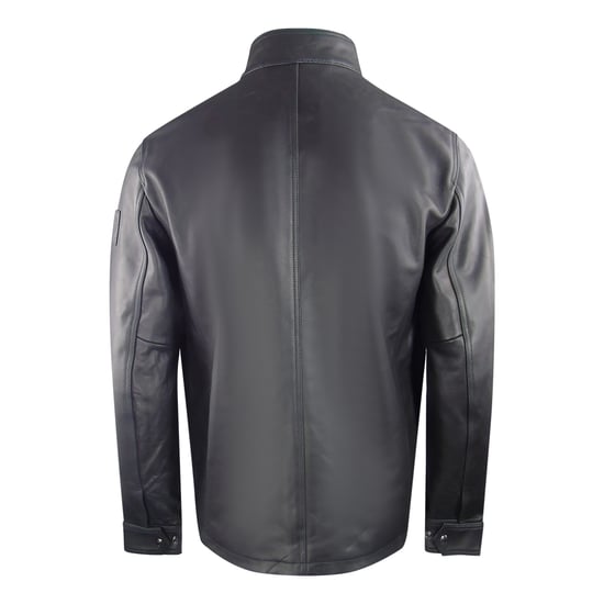 Belstaff Black Grant Leather Jacket