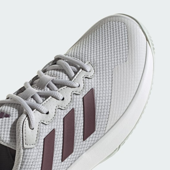 Women's adidas Gamecourt 2 Low Top Tennis Sneakers in Grey One/Aurora - Image 5