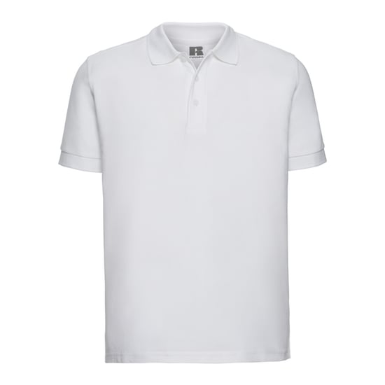 Russell Heren Ultimate Katoenen Poloshirt (Wit) - Image 1