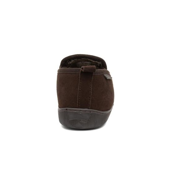 Hush Puppies Heren Arnold Slip On Leather Slipper (Bruin) - Image 2