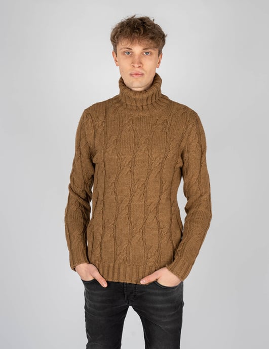 Xagon Man stoppen Turtleneck Mannen beige - Image 3