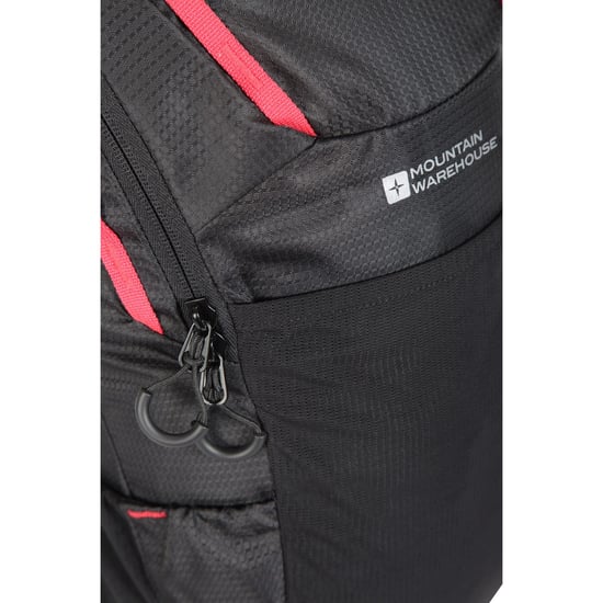 Mountain Warehouse Inca 18L Backpack (Black/Red)