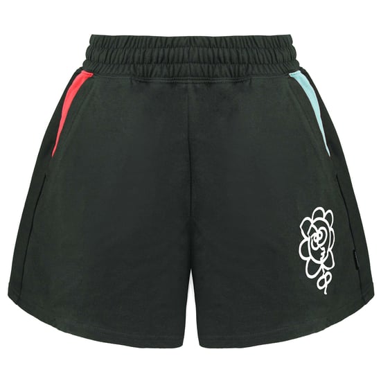 Puma x Mr. Doodle Stretch Waist Logo Black Womens Shorts 530663 01
