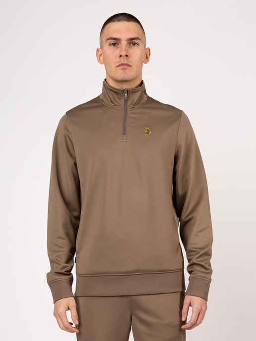 Luke 1977 Ttpqr Quarter-Zip Sweat Brown