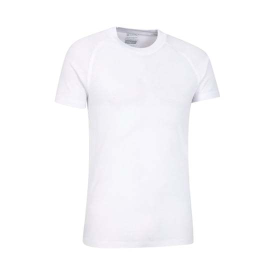 Mountain Warehouse Heren Talus Ronde Hals Thermo Top met Korte Mouwen (Wit) - Image 2