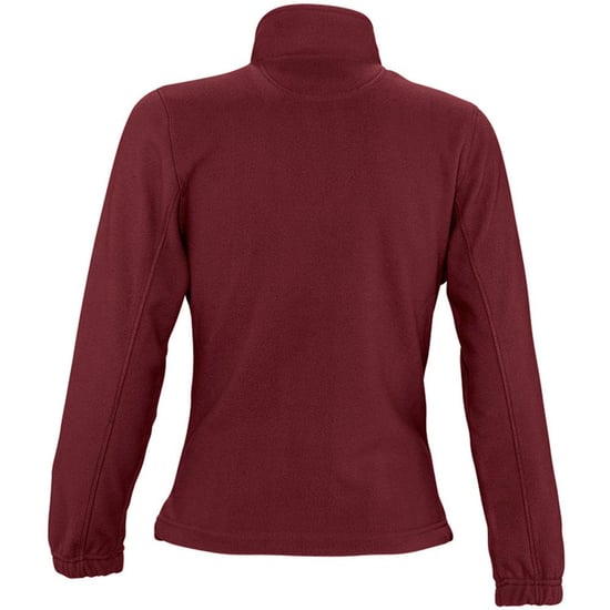 SOLS Dames/dames North Full Zip Fleece Jacket (Bourgondië) - Image 2