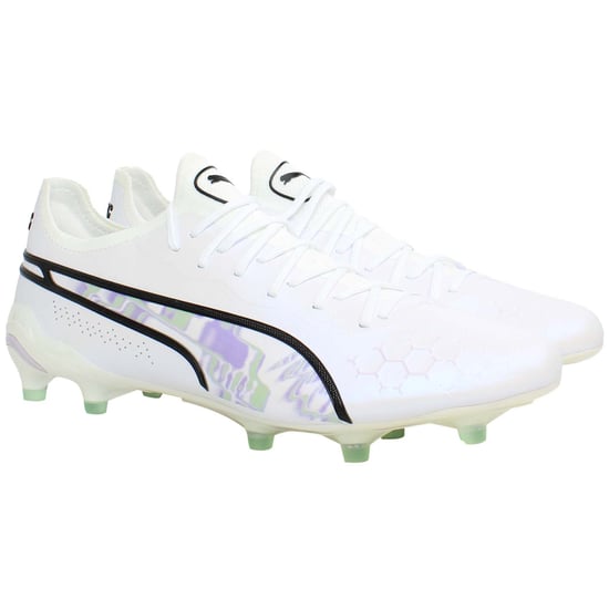 Puma King Ultimate Brilliance FG/AG Dames Wit Voetbalschoenen - Image 3
