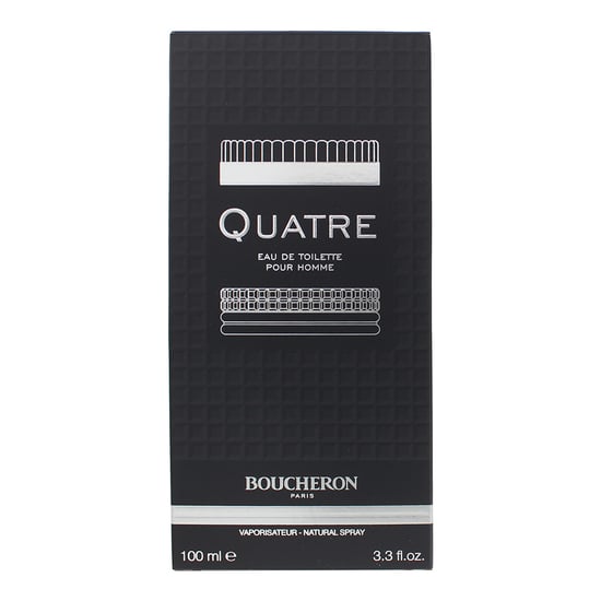 Boucheron Quatre Pour Homme Eau de Toilette 100ml Spray Voor Hem - Image 4