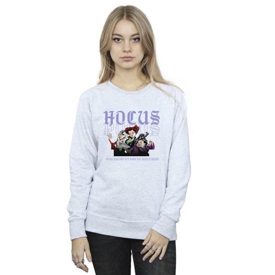 Disney Womens/Ladies Hocus Pocus Hallows Eve Sweatshirt (Sports Grey)