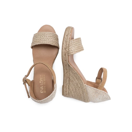 Eva Lopez Ankle Strap Wedge Sandals Women Summer