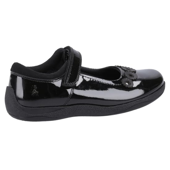 Hush Puppies Meisjes Christina Leren Schoolschoenen (Zwart octrooi) - Image 2