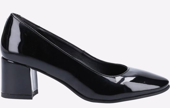 Hush Puppies Anna Leren Zwarte Hakken Voor Dames - Image 1