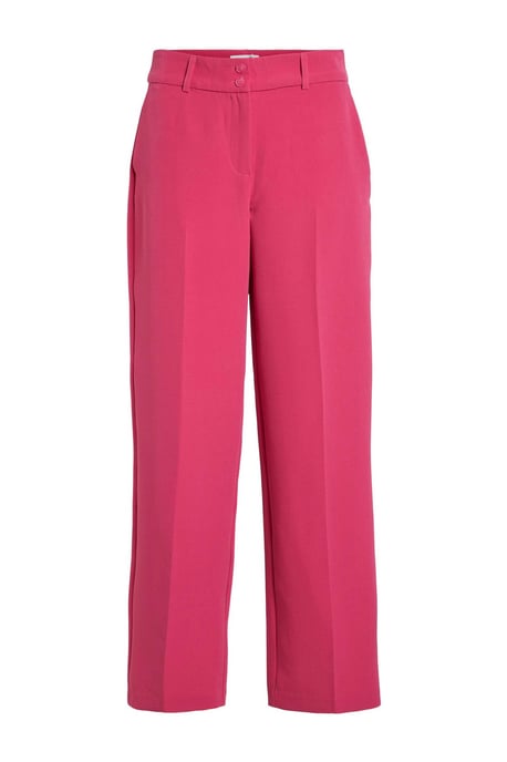 VILA straight fit pantalon VIMYA roze - Image 1