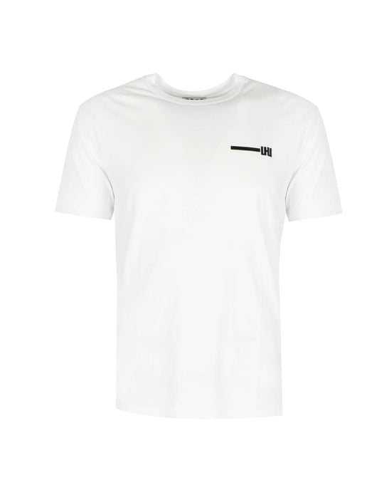 Les Hommes T-shirt Typography Mannen zwart - Image 1