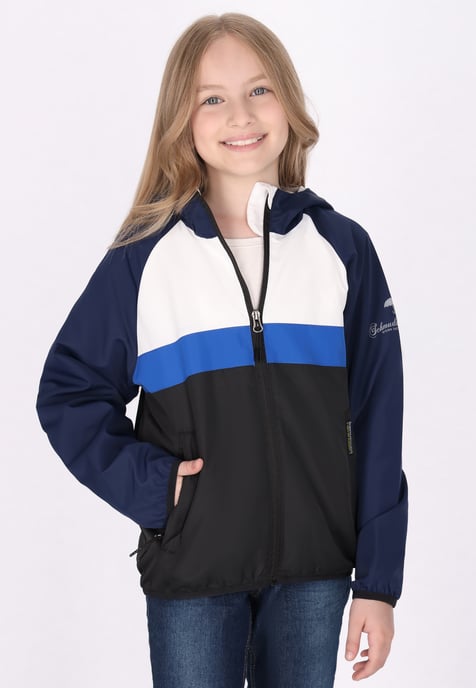 Schmuddelwedda Anorak meisjes (kinderen) marine colorblock - Image 3