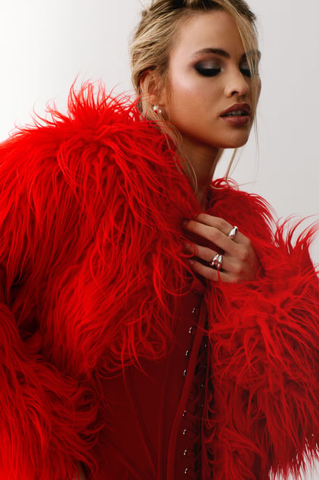 Maxi Faux Mongolian Coat