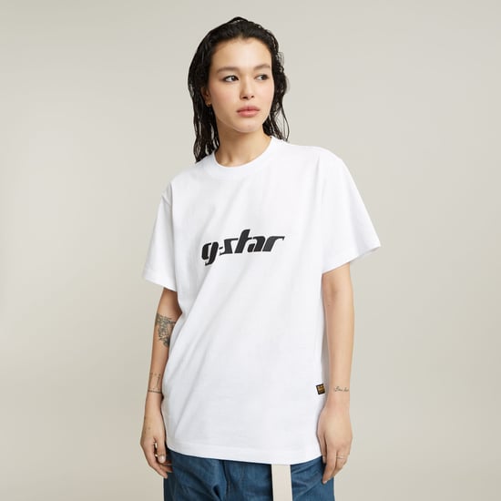 G-Star RAW Unisex Cursive Script Loose T-Shirt