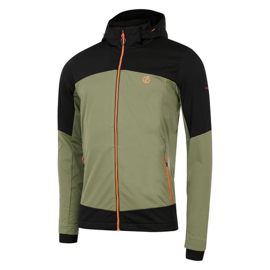 Dare 2B Mens Mountaineer Soft Shell Jacket (Olivine Green/Black)