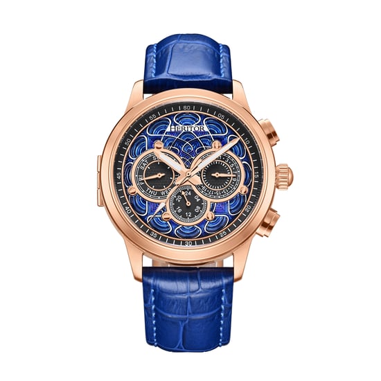 Heritor Automatische Apostel Glazuur Wijzerplaat Horloge - Image 1