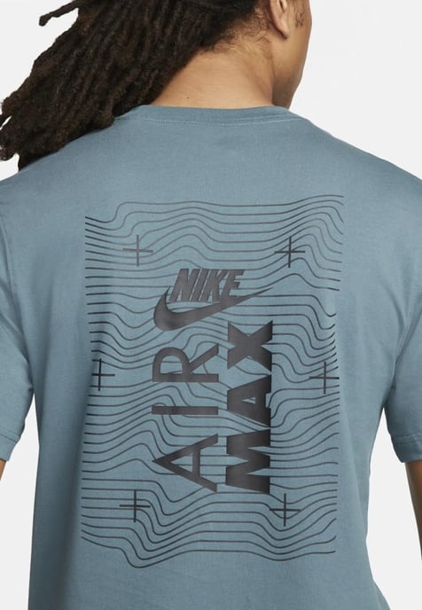 Nike Sportswear Air Max Heren T-shirt in stormblauw - Image 4