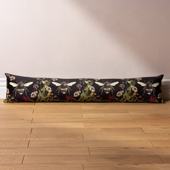 Wylder Midnight Garden Bee Digitally Printed Velvet Draught Excluder - Image 2