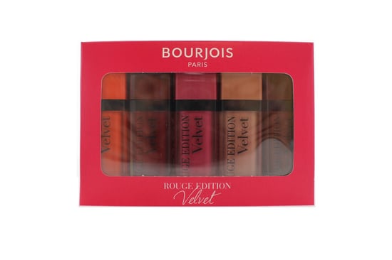 Bourjois Paris Rouge Edition Velvet Lipstick 7.7ml - 5 Piece Box Set
