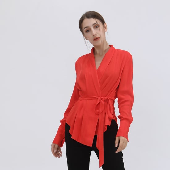 Wrap blouse