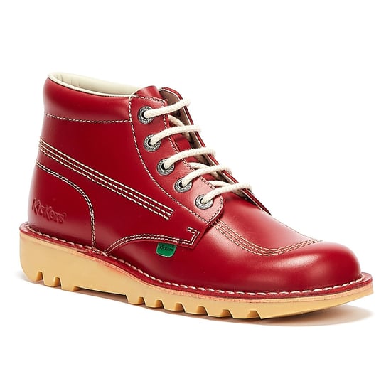 Kickers Kick Hi Heren Rood Leren Laarzen - Image 2