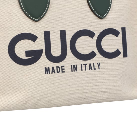 Gucci Kleine Tote Bag Met Gucci Print Groen - Image 5