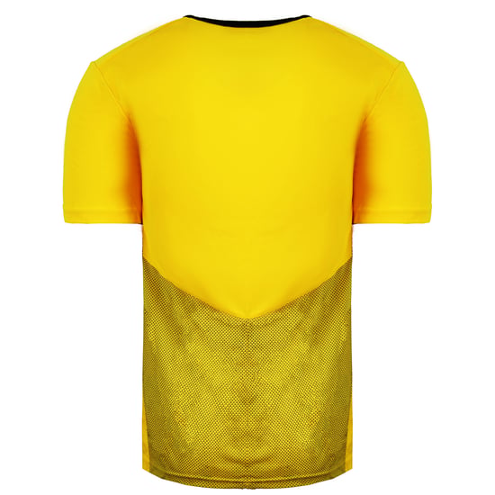 Puma V5.08 Short Sleeve Shirt V-Neck Yellow Mens Football Top 700471 07