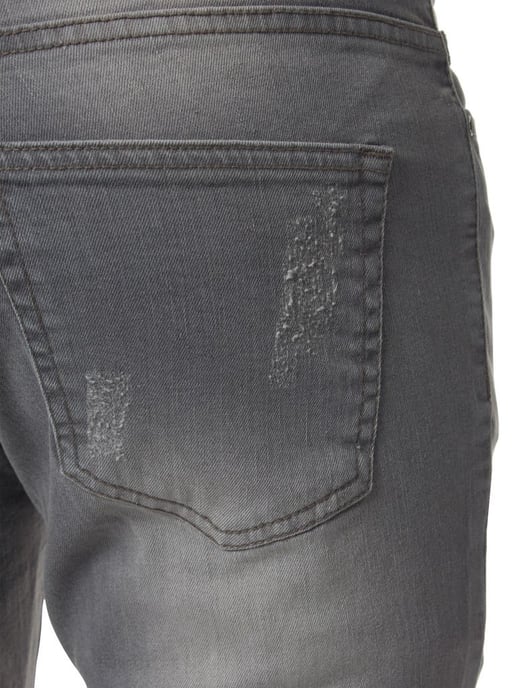 Heren Ripped Skinny Shorts - Image 5