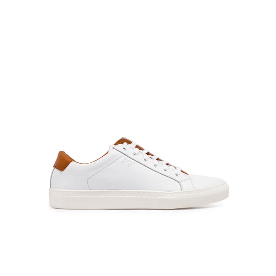Men's Leather Sneakers in White