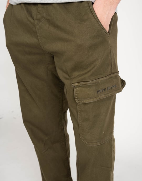 Pepe Jeans broek Landan Mannen groen - Image 5