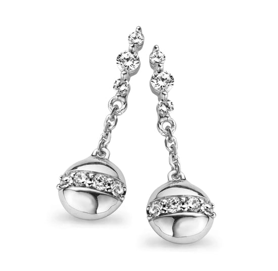 Orphelia Dames 925 Sterling Zilveren Oorbellen - Zilver ZO-5108 - Image 1