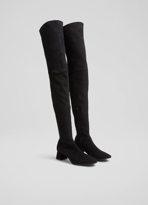 LK Bennett Daniela Knee Boots, Black