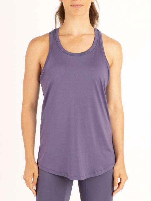 Luke 1977 Womens Row Gym Vest in Purple