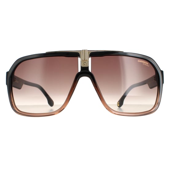 Carrera Aviator Mens Black Brown Brown Gradient 1014/S