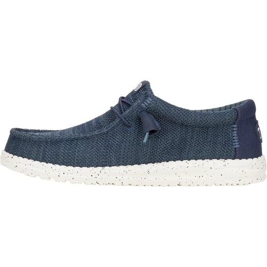 HEYDUDE Wally Stretch Polyester Heren Bootschoenen Navy - Image 5
