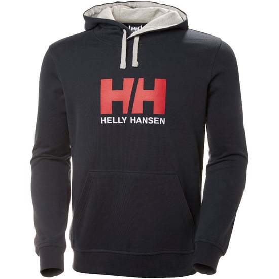 Helly Hansen Mens HH Logo Kangaroo Cotton Casual Summer Hoodie Sweater