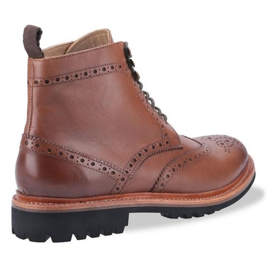 Cotswold Heren Rissington Commando Lace Up Leren Kleding Laars (Bruin) - Image 2