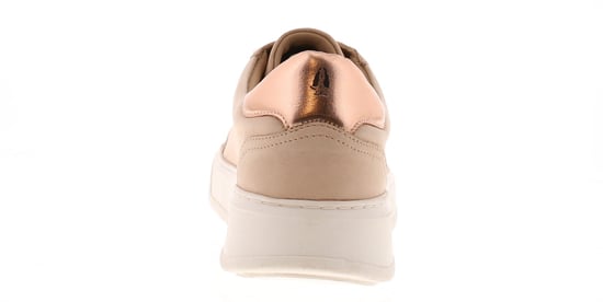 Hush Puppies Camille Leren Damessneakers In Blozen - Image 4