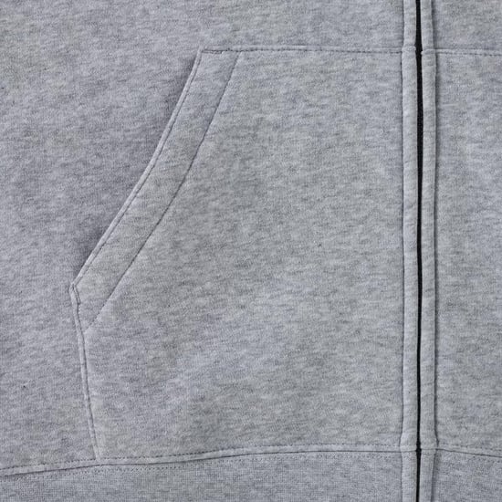 Russell Heren Authentieke Sweatshirt met volledige ritssluiting / Hoodie (Licht Oxford) - Image 5