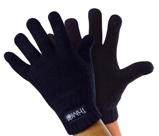 THMO - Dunsulate-handschoenen voor kinderen voor de winter - Zwart - Image 1