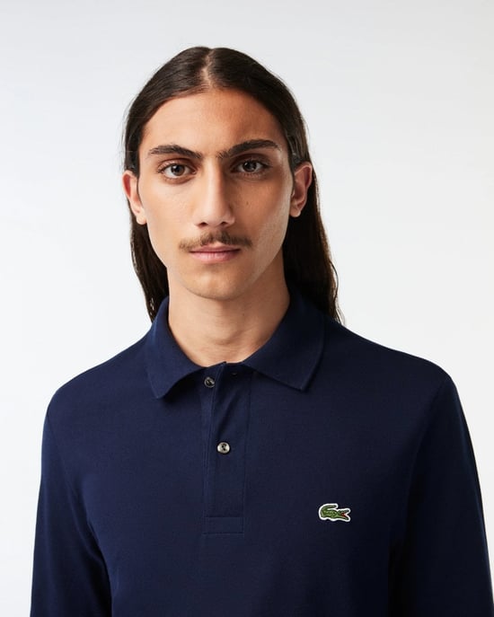 Lacoste Original L.12.12 Heren Polo Shirt Lange Mouw Katoen - Image 2