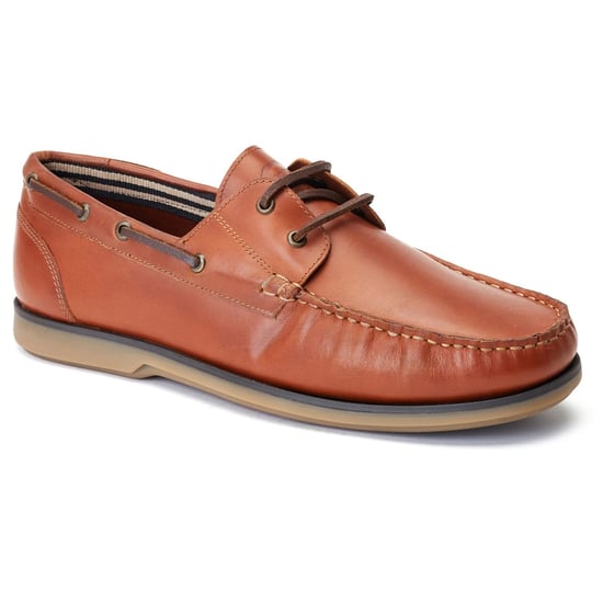 Base London Stern Leren Herenschoenen Burnt Tan - Image 1