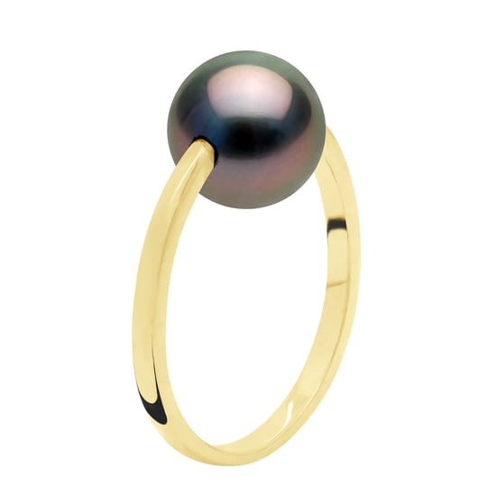 Ring - Geel Goud - Echte Gecultiveerde Tahiti Parels Rond 8-9 mm - Image 1