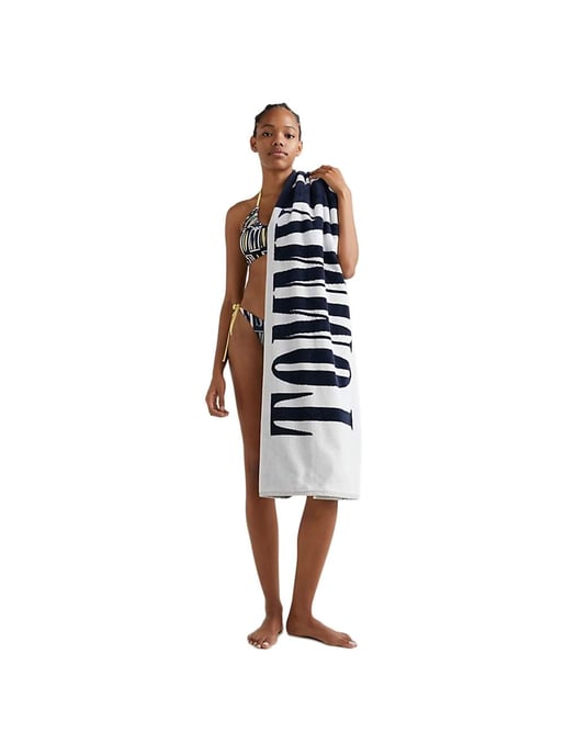 Tommy Jeans Heren Strandhanddoek Archiefblok - Image 3