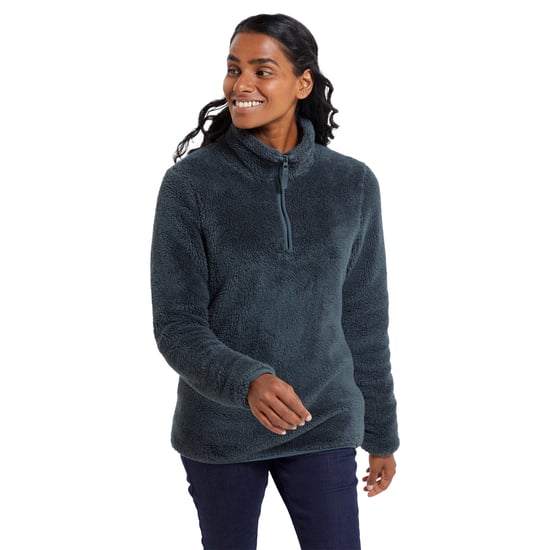Mountain Warehouse Dames/Dames Teddy Fleece Quarter Zip Fleece Top (Groen) - Image 5