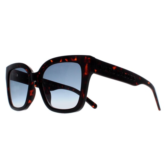 Marc Jacobs Square Womens Shiny Dark Havana Blue Gradient MARC 658/S